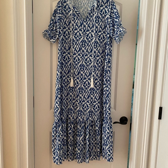 SHEIN Lune Allover Print Smock Dress - Picture 5 of 7